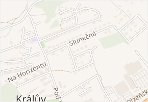 Na Dlouhých v obci Králův Dvůr - mapa ulice