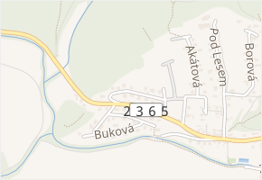 Na Stráni v obci Králův Dvůr - mapa ulice