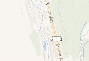 Družstevní v obci Kraslice - mapa ulice