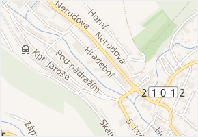 Hradební v obci Kraslice - mapa ulice