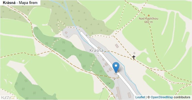 Krásná - mapa firem