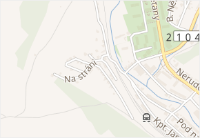 Na stráni v obci Kraslice - mapa ulice