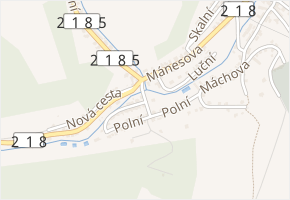 Příčná v obci Kraslice - mapa ulice