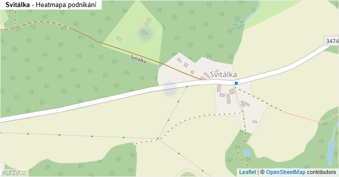 Svitálka - mapa podnikání