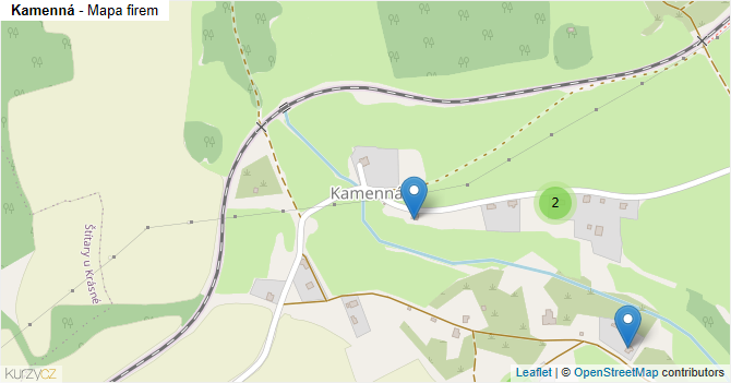 Kamenná - mapa firem