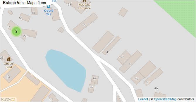 Krásná Ves - mapa firem