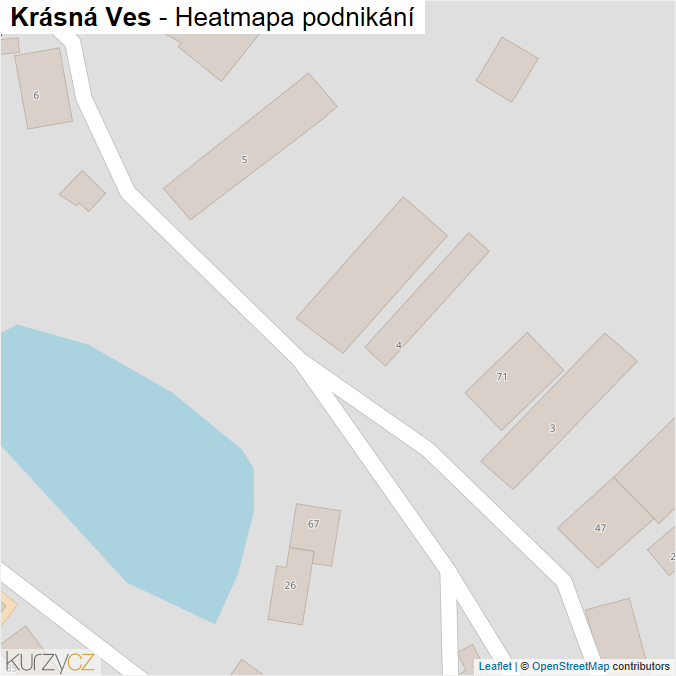 Mapa Krásná Ves - Firmy v obci.