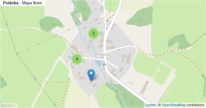 Polánka - mapa firem