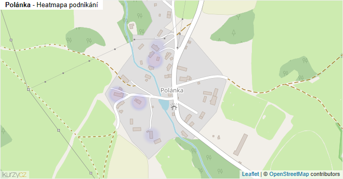 Polánka - mapa podnikání