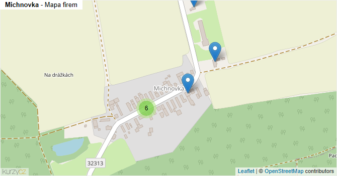 Michnovka - mapa firem