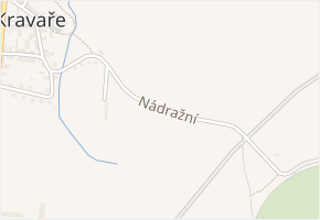 Nádražní v obci Kravaře - mapa ulice