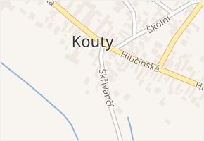 Skřivančí v obci Kravaře - mapa ulice