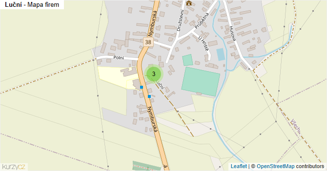 Luční - mapa firem