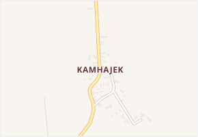 Kamhajek v obci Křečhoř - mapa části obce