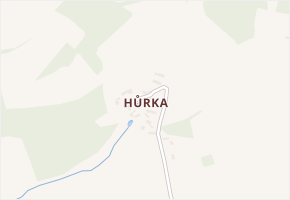 Hůrka v obci Křečovice - mapa části obce