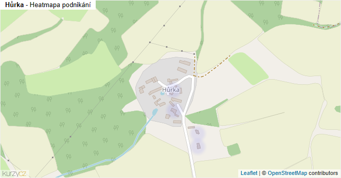 Hůrka - mapa podnikání
