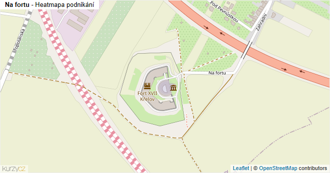 Na fortu - mapa podnikání
