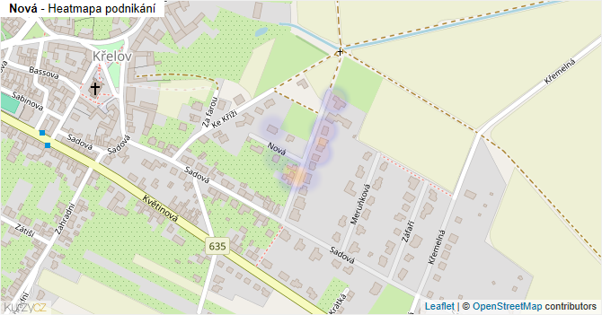 Nová - mapa podnikání