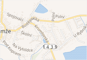 Krumlovská v obci Křemže - mapa ulice