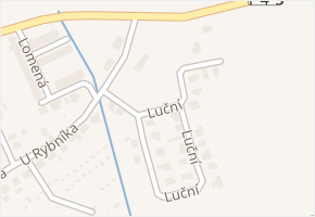 Luční v obci Křemže - mapa ulice