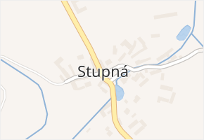 Stupná v obci Křemže - mapa části obce