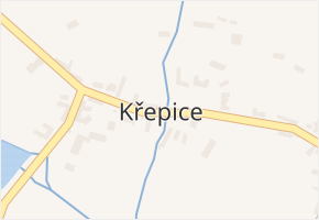 Křepice v obci Křepice - mapa části obce