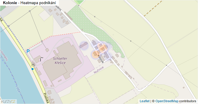 Kolonie - mapa podnikání