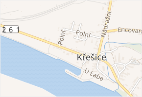 Litoměřická v obci Křešice - mapa ulice