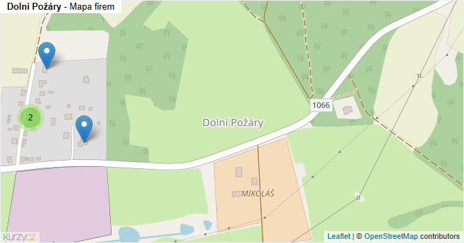 Dolní Požáry - mapa firem