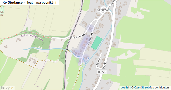 Ke Studánce - mapa podnikání