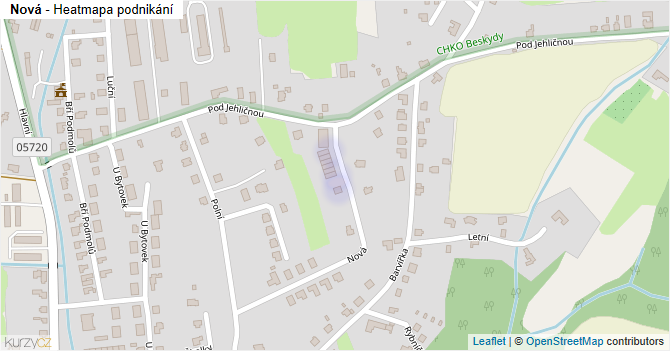 Nová - mapa podnikání