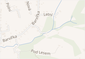 Rybníčky v obci Krhová - mapa ulice
