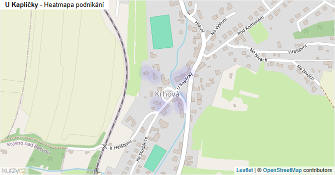 U Kapličky - mapa podnikání
