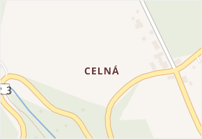 Celná v obci Křimov - mapa části obce
