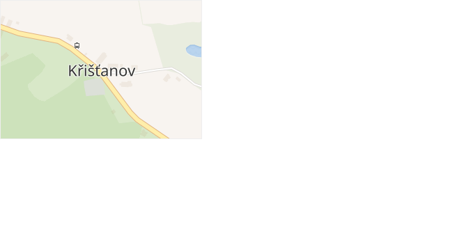 Křišťanov v obci Křišťanov - mapa části obce