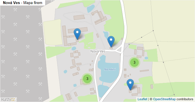 Nová Ves - mapa firem