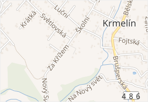 Místní v obci Krmelín - mapa ulice