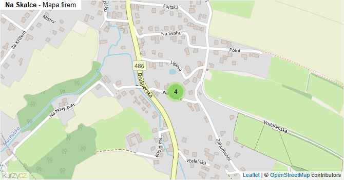 Na Skalce - mapa firem