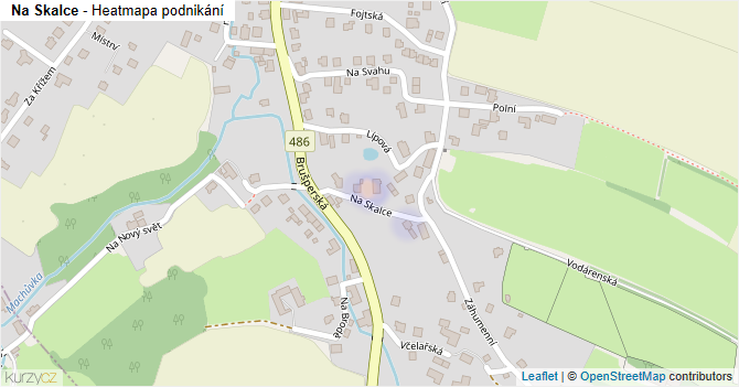Na Skalce - mapa podnikání
