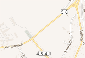 Staroveská v obci Krmelín - mapa ulice
