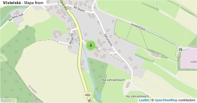 Včelařská - mapa firem