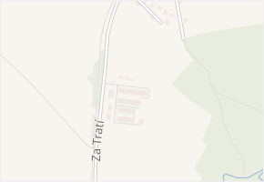 Za tratí v obci Krmelín - mapa ulice