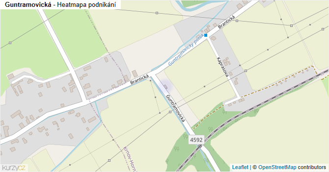 Guntramovická - mapa podnikání
