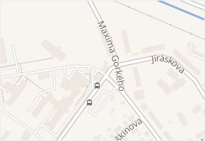 I. P. Pavlova v obci Krnov - mapa ulice