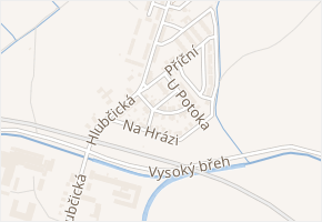Růžová v obci Krnov - mapa ulice