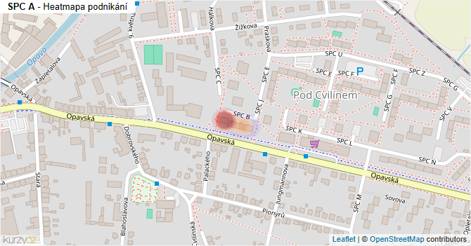 SPC A - mapa podnikání