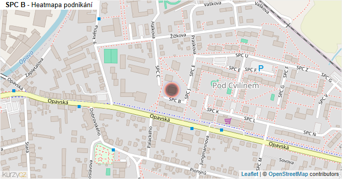 SPC B - mapa podnikání