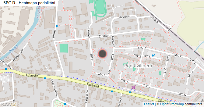 SPC D - mapa podnikání