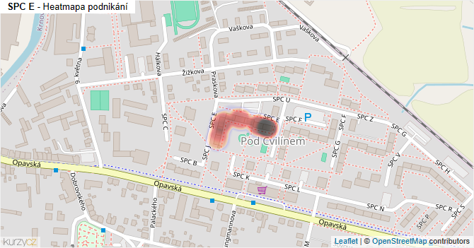 SPC E - mapa podnikání