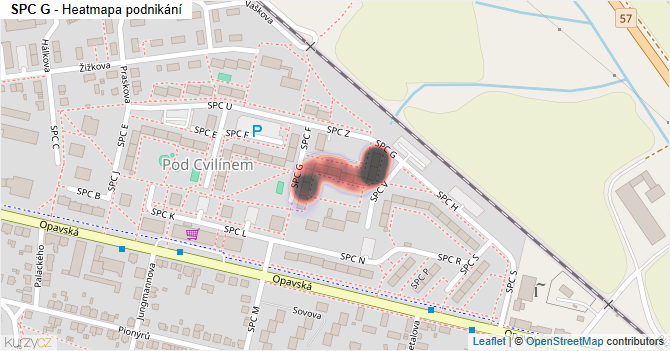 SPC G - mapa podnikání